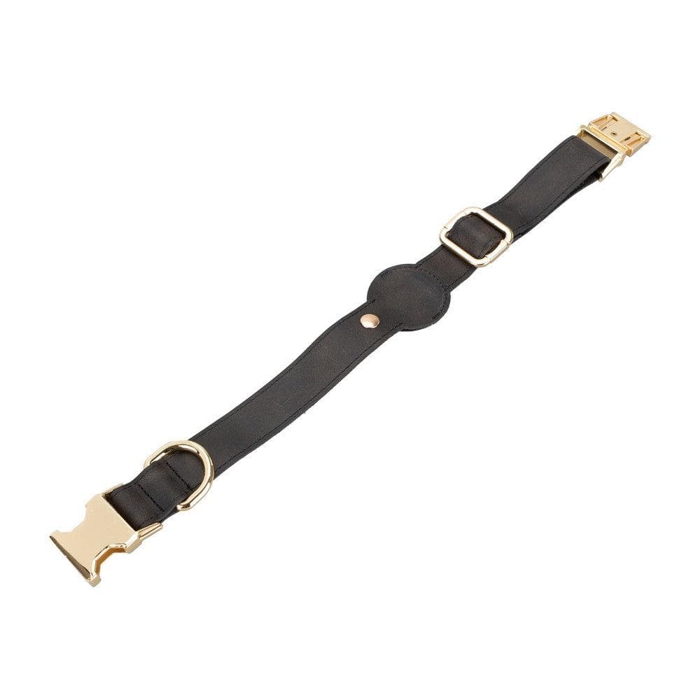 Scooby Genuine Leather Dog AirCollar with AirTag Slot