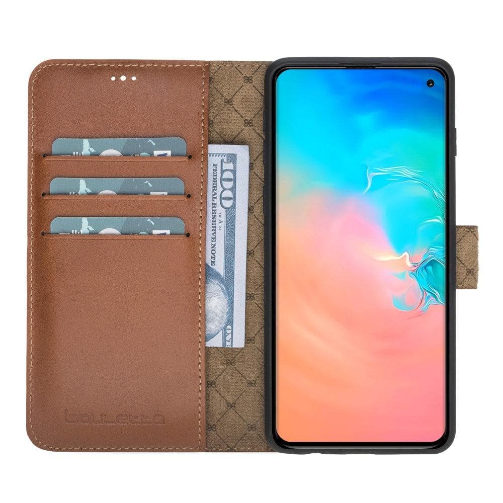 Monaco Samsung Galaxy S10 Series Leather Wallet Case