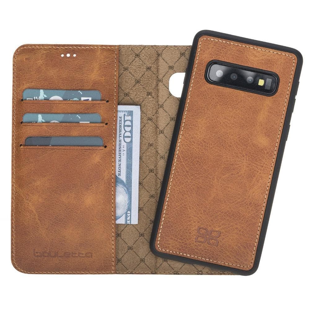 Monaco Samsung Galaxy S10 Series Leather Wallet Case