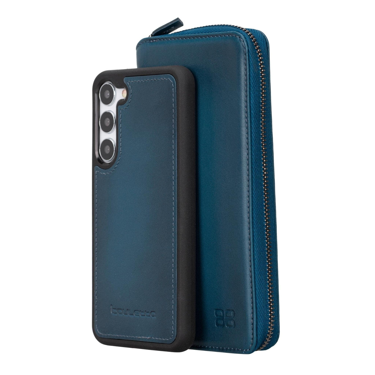 Samsung Galaxy S23 Serie Leder-Reißverschluss-Hülle