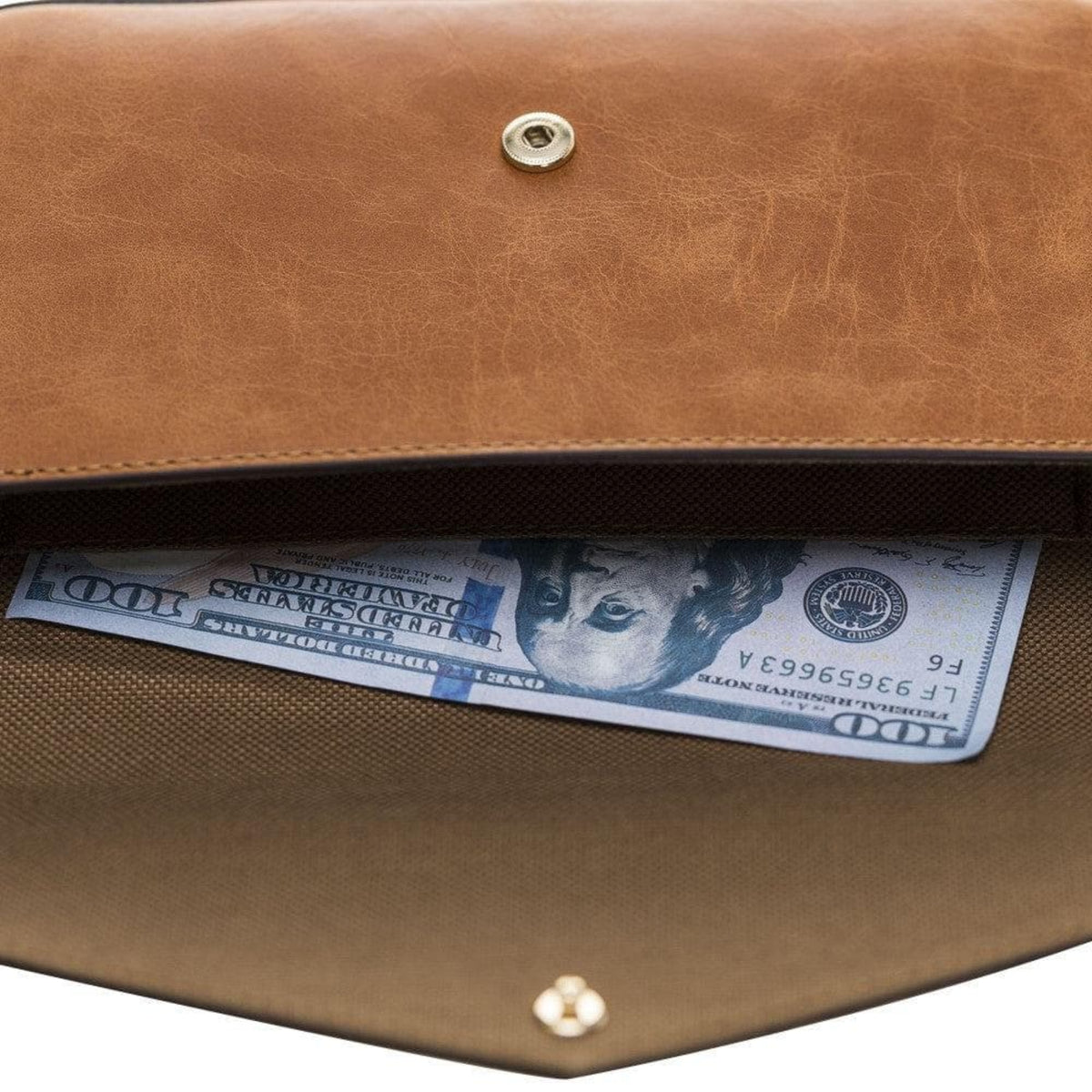 Tria  Genuine Leather Women Clutch Bag