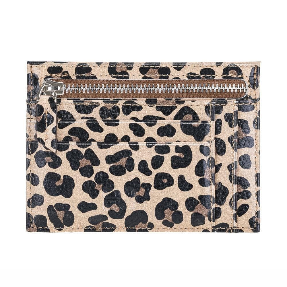 Zip Genuine Leather Card Holder