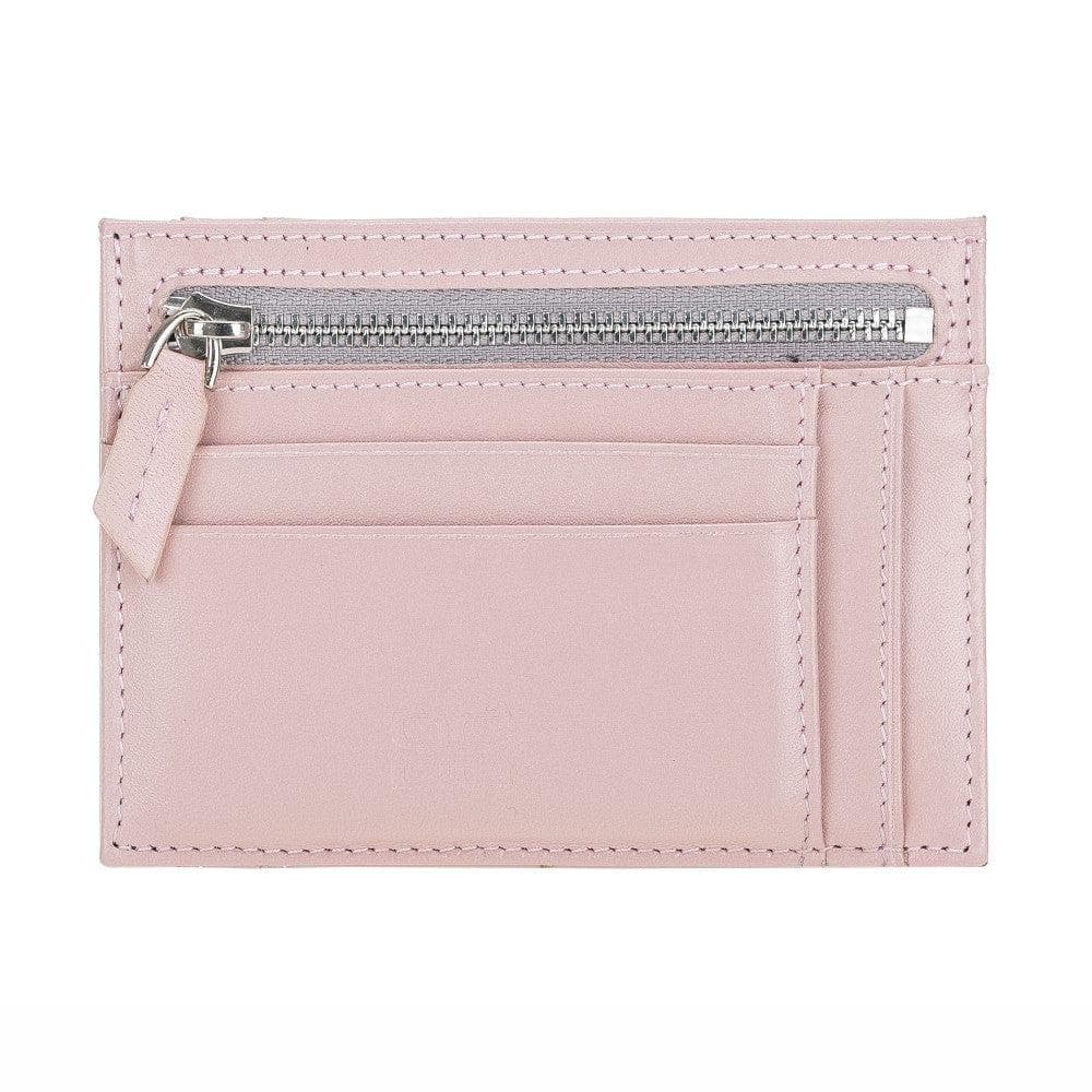 Zip Genuine Leather Card Holder